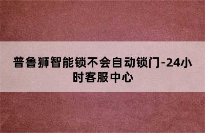 普鲁狮智能锁不会自动锁门-24小时客服中心