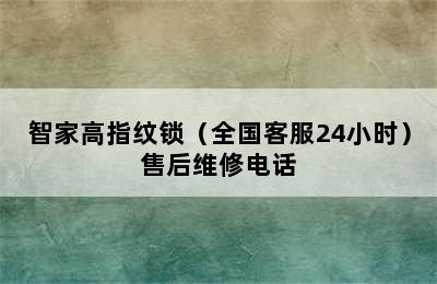 智家高指纹锁（全国客服24小时）售后维修电话