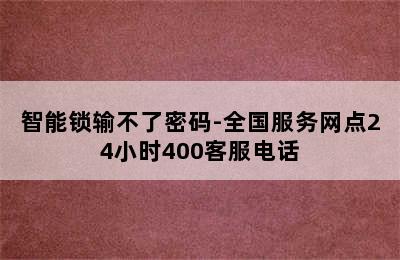 智能锁输不了密码-全国服务网点24小时400客服电话