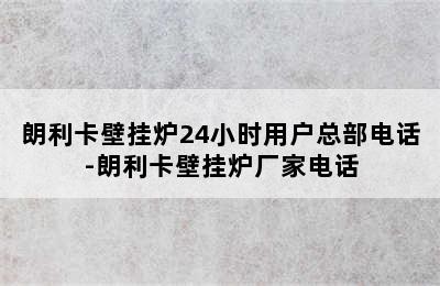 朗利卡壁挂炉24小时用户总部电话-朗利卡壁挂炉厂家电话