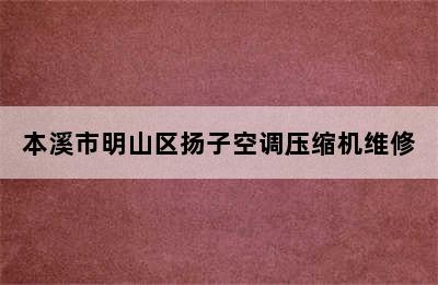 本溪市明山区扬子空调压缩机维修