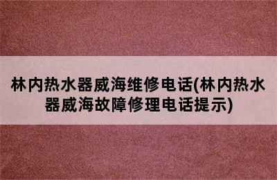 林内热水器威海维修电话(林内热水器威海故障修理电话提示)