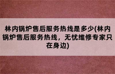 林内锅炉售后服务热线是多少(林内锅炉售后服务热线，无忧维修专家只在身边)