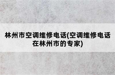 林州市空调维修电话(空调维修电话在林州市的专家)