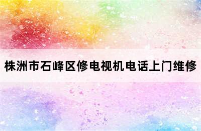 株洲市石峰区修电视机电话上门维修