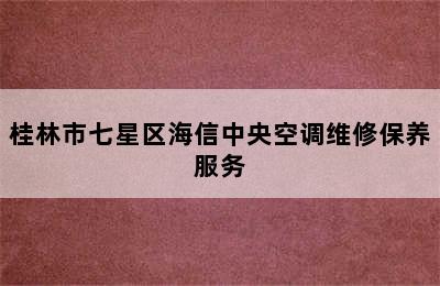 桂林市七星区海信中央空调维修保养服务