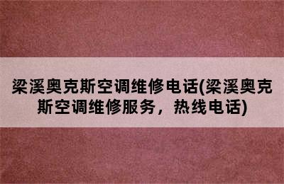 梁溪奥克斯空调维修电话(梁溪奥克斯空调维修服务，热线电话)