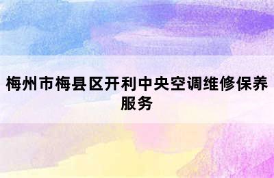 梅州市梅县区开利中央空调维修保养服务