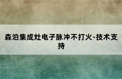 森泊集成灶电子脉冲不打火-技术支持