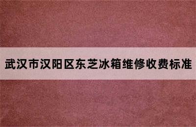 武汉市汉阳区东芝冰箱维修收费标准