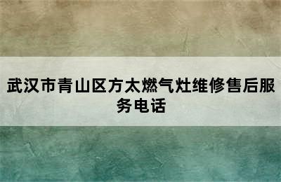 武汉市青山区方太燃气灶维修售后服务电话