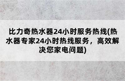 比力奇热水器24小时服务热线(热水器专家24小时热线服务，高效解决您家电问题)