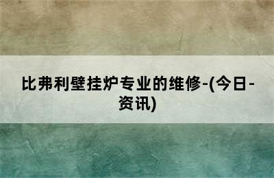 比弗利壁挂炉专业的维修-(今日-资讯)