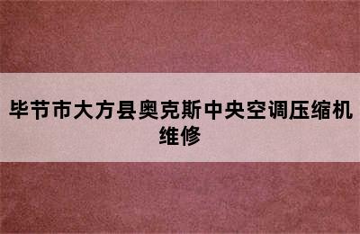 毕节市大方县奥克斯中央空调压缩机维修