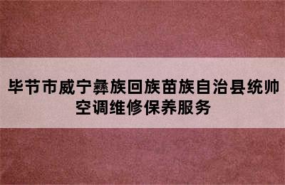 毕节市威宁彝族回族苗族自治县统帅空调维修保养服务