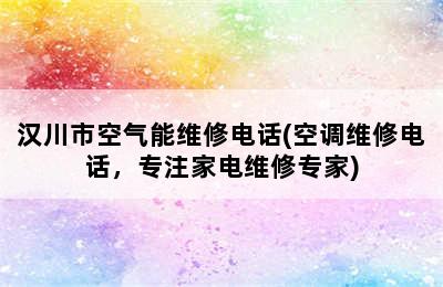 汉川市空气能维修电话(空调维修电话，专注家电维修专家)