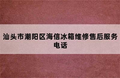 汕头市潮阳区海信冰箱维修售后服务电话