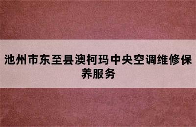 池州市东至县澳柯玛中央空调维修保养服务