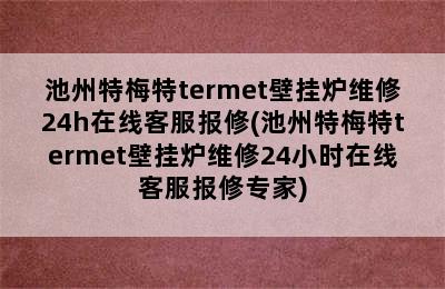 池州特梅特termet壁挂炉维修24h在线客服报修(池州特梅特termet壁挂炉维修24小时在线客服报修专家)