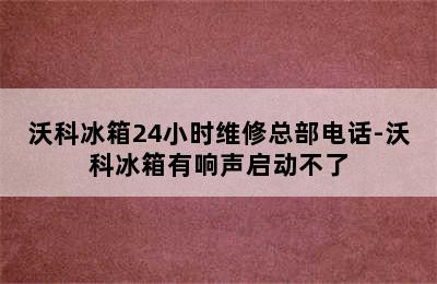 沃科冰箱24小时维修总部电话-沃科冰箱有响声启动不了