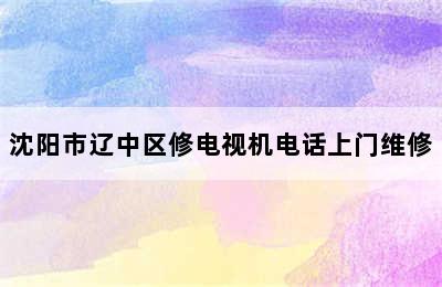 沈阳市辽中区修电视机电话上门维修