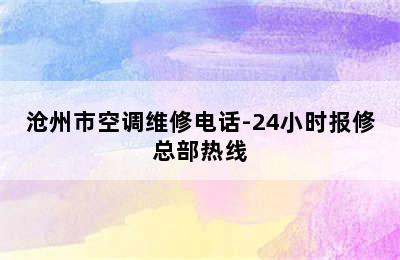 沧州市空调维修电话-24小时报修总部热线