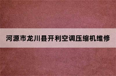 河源市龙川县开利空调压缩机维修