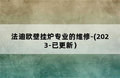 法迪欧壁挂炉专业的维修-(2023-已更新）