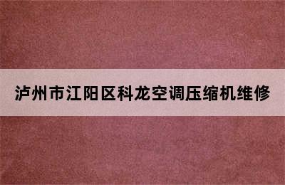 泸州市江阳区科龙空调压缩机维修