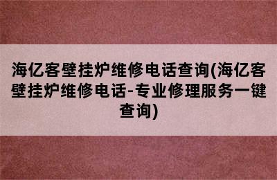 海亿客壁挂炉维修电话查询(海亿客壁挂炉维修电话-专业修理服务一键查询)