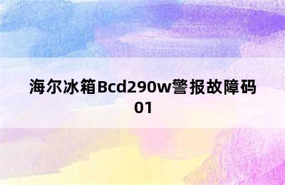 海尔冰箱Bcd290w警报故障码01