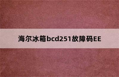 海尔冰箱bcd251故障码EE