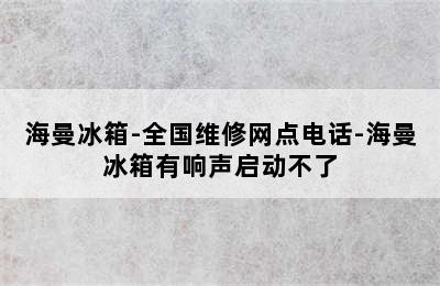 海曼冰箱-全国维修网点电话-海曼冰箱有响声启动不了