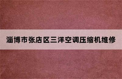 淄博市张店区三洋空调压缩机维修