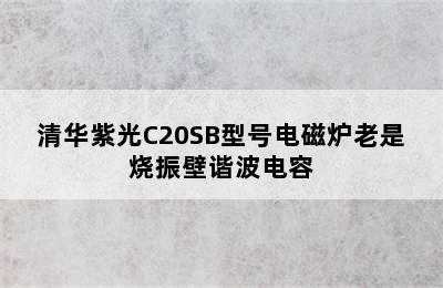 清华紫光C20SB型号电磁炉老是烧振壁谐波电容