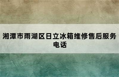 湘潭市雨湖区日立冰箱维修售后服务电话