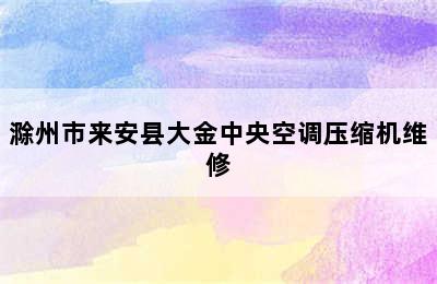 滁州市来安县大金中央空调压缩机维修