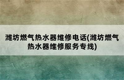 潍坊燃气热水器维修电话(潍坊燃气热水器维修服务专线)