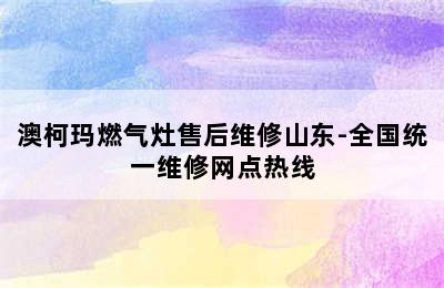 澳柯玛燃气灶售后维修山东-全国统一维修网点热线