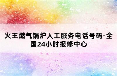 火王燃气锅炉人工服务电话号码-全国24小时报修中心