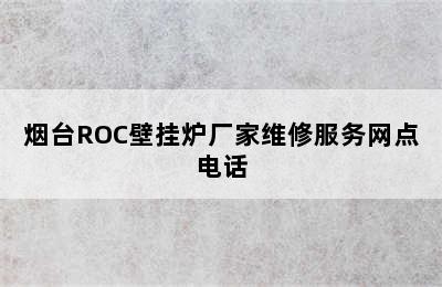 烟台ROC壁挂炉厂家维修服务网点电话