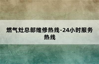 燃气灶总部维修热线-24小时服务热线