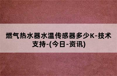 燃气热水器水温传感器多少K-技术支持-(今日-资讯)