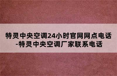 特灵中央空调24小时官网网点电话-特灵中央空调厂家联系电话