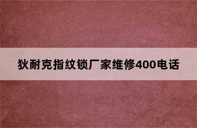 狄耐克指纹锁厂家维修400电话