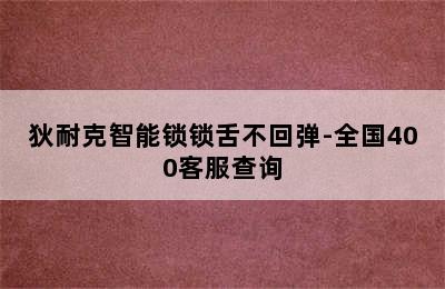 狄耐克智能锁锁舌不回弹-全国400客服查询