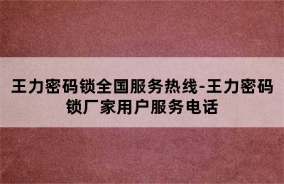 王力密码锁全国服务热线-王力密码锁厂家用户服务电话