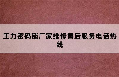 王力密码锁厂家维修售后服务电话热线