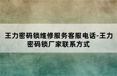 王力密码锁维修服务客服电话-王力密码锁厂家联系方式