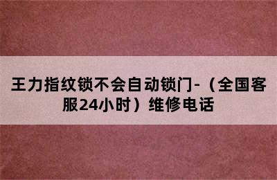 王力指纹锁不会自动锁门-（全国客服24小时）维修电话